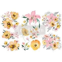 Prima Marketing Re-Design Decor Transfers 6"X12" 3/Sheets