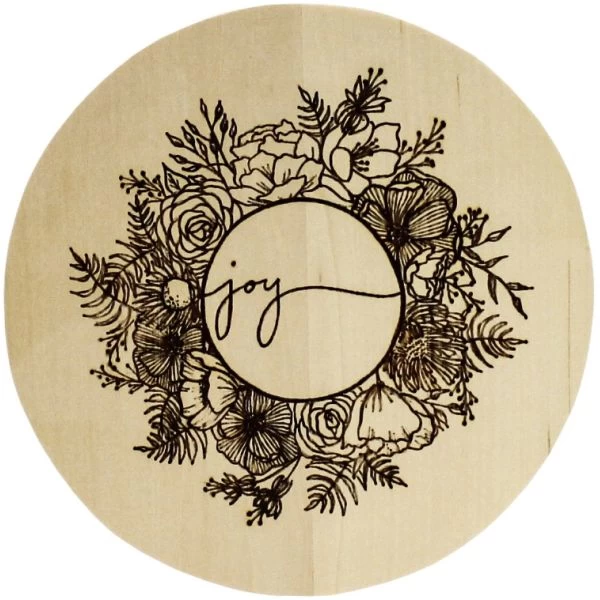 Basswood Circle Panel 4 Basswood Circle Panel - Image 2