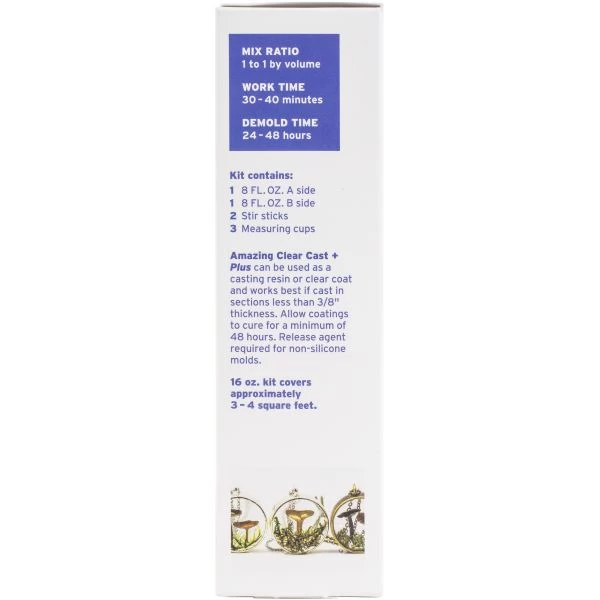 Amazing Clear Cast Plus Epoxy Kit 16oz 5 Amazing Clear Cast Plus Epoxy Kit 16oz - Image 3