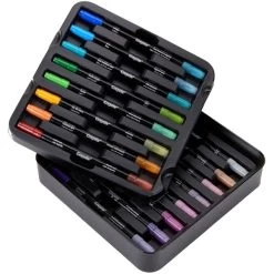 Crayola Signature Sketch & Detail Dual-Tip Markers W/Tin 12 Crayola Signature Sketch & Detail Dual-Tip Markers W/Tin -Professional Arts and Crafts Supplies Store 6a8dc30ca50ad3737e8d0bd4257e4eb4fb