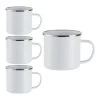 Craft Express FlatBottom Enamel Mugs 4/Pkg -Professional Arts and Crafts Supplies Store 6ace1664e027cee421f2ad5ceae79c1c3f
