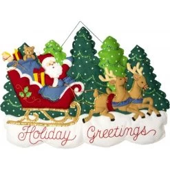 Bucilla Felt Wall Hanging Applique Kit