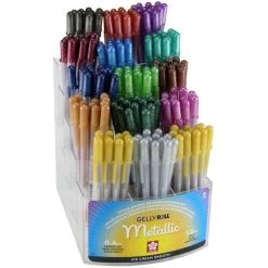 Gelly Roll Metallic Pens Display 180/Pkg