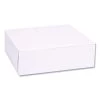 SCT White One-Piece Non-Window Bakery Boxes, Standard, 8 X 2.5 X 8, White, Paper, 250/Bundle -Professional Arts and Crafts Supplies Store 745b8667bef82620bfe0b4a74b01781c5d
