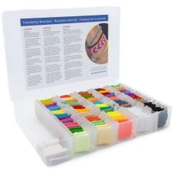 Coats & Clark Storage Box And Floss Bobbins 100/Pkg -Professional Arts and Crafts Supplies Store 76fb2a376059f5cf14b768f6938a9de239