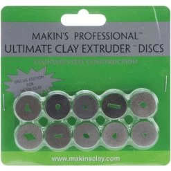 Makin's Professional Ultimate Clay Extruder Discs 10/Pkg