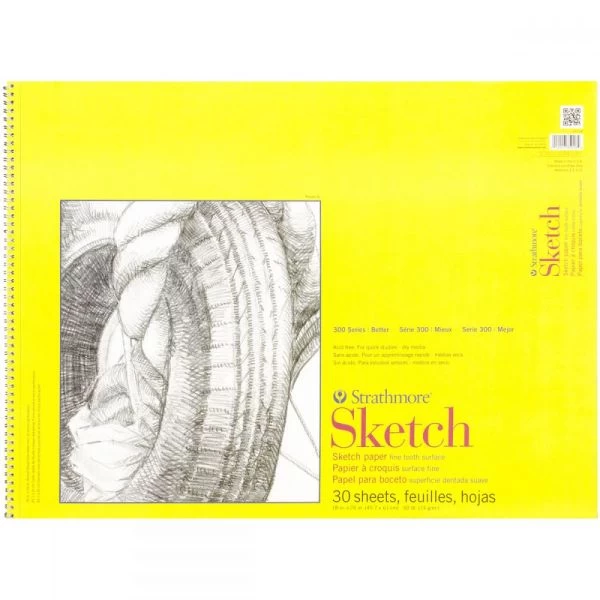 Strathmore Sketch Spiral Paper Pad 18"X24" 3 Strathmore Sketch Spiral Paper Pad 18"X24"
