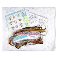 Design Works Stamped Quilt Cross Stitch Kit 34"X43"