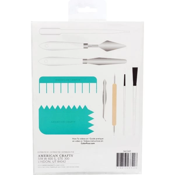 American Crafts Color Pour Tool Kit 13/Pkg 5 American Crafts Color Pour Tool Kit 13/Pkg - Image 3