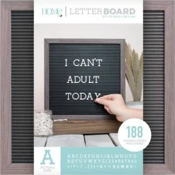 DCWV Framed Letterboard 12"X12"
