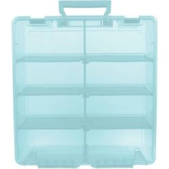 ArtBin Super Satchel Double Deep Box W/Dividers -Professional Arts and Crafts Supplies Store 809172f0475d4b5119a1827e15847b7c1f