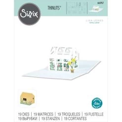 Sizzix Thinlits Dies By Lisa Jones 19/Pkg -Professional Arts and Crafts Supplies Store 8116dea5cd7bcf8a81a2235a51d3b6186d
