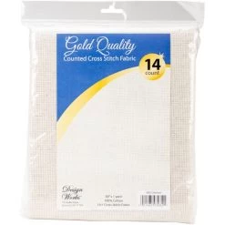 Design Works Gold Quality Aida 14 Count 60"X36"