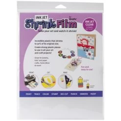 Grafix Ink Jet Shrink Film 8.5"X11" 6/Pkg