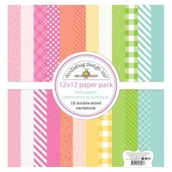 Doodlebug Petite Prints Double-Sided Cardstock 12"X12"