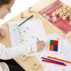 Melissa & Doug Wooden Stamp Set 7 Melissa & Doug Wooden Stamp Set -Professional Arts and Crafts Supplies Store 85fe0c12a3e2e33e9b07857a29d19725d1