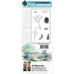 Art Impressions Bible Journaling Watercolor Rubber Stamps