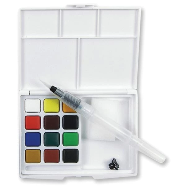 Koi Watercolor Pocket Field Sketch Box - 12 Colors 4 Koi Watercolor Pocket Field Sketch Box - 12 Colors - Image 2