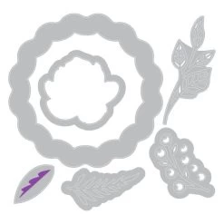 Sizzix Framelits Die & Stamp Set By Olivia Rose 6/Pkg