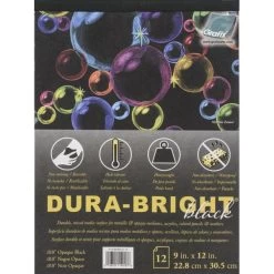 Dura-Bright Opaque Black Pad .010" Pad 9"X12"