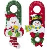 Bucilla Felt Door Hanger Applique Kit Set Of 2 -Professional Arts and Crafts Supplies Store 8c87012ce55aa1f36e7b9d19a412a0aaf9