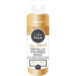 American Crafts Color Pour Pre-Mixed Metallic Paint 8oz