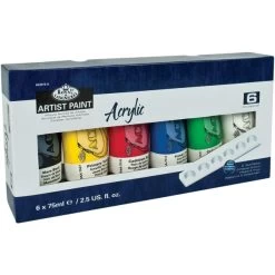 Acrylic Paints 75ml 6/Pkg