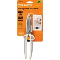 Fiskars Built To DIY Easy Action PowerCut Snips 8"