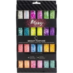 Moxy Chunky & Confetti Glitter .3oz 24/Pkg