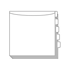 Totally-Tiffany ScrapMaster Scrap Paper Organizer 5/Pkg -Professional Arts and Crafts Supplies Store 960bba9a36b2f41b995f91fca6c387fd78