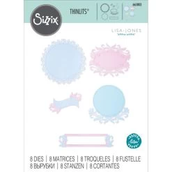 Sizzix Thinlits Dies By Lisa Jones 8/Pkg 5 Sizzix Thinlits Dies By Lisa Jones 8/Pkg -Professional Arts and Crafts Supplies Store a10d260b58472e0fd1696a2914b523af24