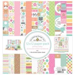 Doodlebug Double-Sided Paper Pack 12"X12" 12/Pkg