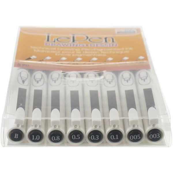 Le Pen Technical Drawing Set 8/Pkg 3 Le Pen Technical Drawing Set 8/Pkg