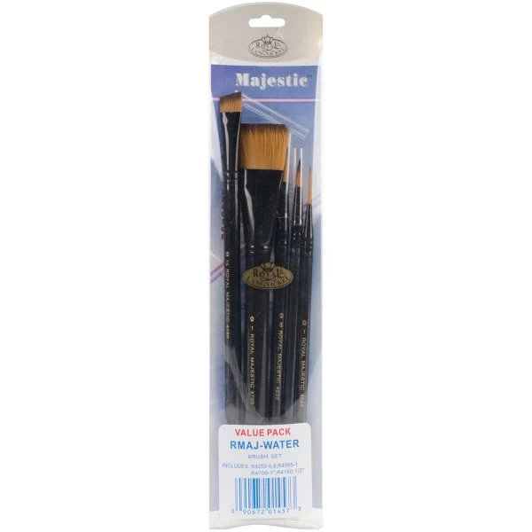 Royal Langnickel Majestic Watercolor Deluxe Brush Set 3 Royal Langnickel Majestic Watercolor Deluxe Brush Set