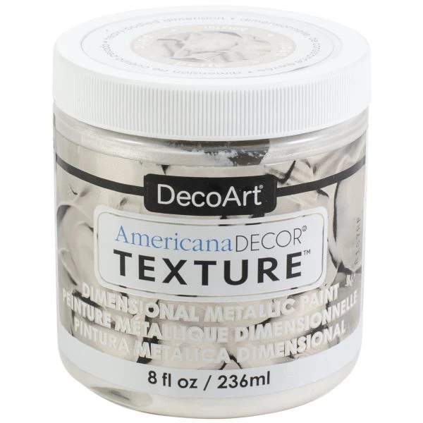 Americana Decor Texture Metallics 8oz 3 Americana Decor Texture Metallics 8oz
