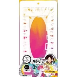 Art By Marlene Mixed-Up 4.33"X8.38" Stencils 3/Pkg