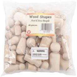 Wood People 40/Pkg