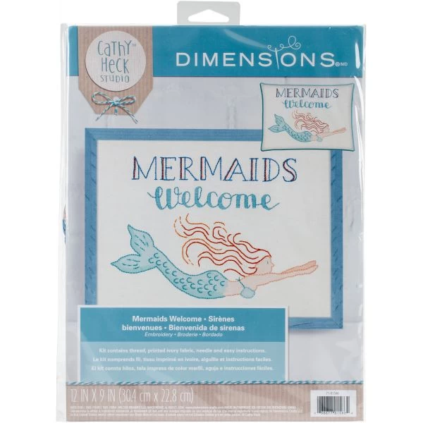 Dimensions Stamped Embroidery Kit 12"X9" 3 Dimensions Stamped Embroidery Kit 12"X9"
