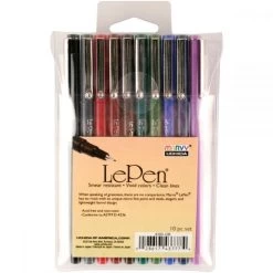 Le Pen Dark Set 10/Pkg