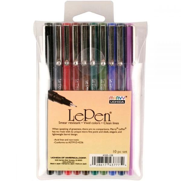 Le Pen Dark Set 10/Pkg 3 Le Pen Dark Set 10/Pkg