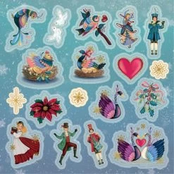 Twelve Days Of Christmas Topper Paper Pad 8"X8" -Professional Arts and Crafts Supplies Store ae3da2d2b0a98f595818c69d0d00b2aeda