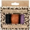 Lineco Waxed Linen 5 Ply Thread 3/Pkg -Professional Arts and Crafts Supplies Store aee55891860704c25ed7ca81da9140baa0