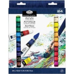Essentials(TM) Acrylic Paint 12ml 24/Pkg