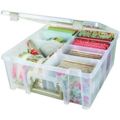 ArtBin Super Satchel Double Deep -Professional Arts and Crafts Supplies Store b661474f682a7eb4062b854d4e8140f960