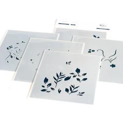 Pinkfresh Studio Stencils 4.25"X5.25" 5/Pkg