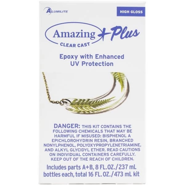 Amazing Clear Cast Plus Epoxy Kit 16oz 3 Amazing Clear Cast Plus Epoxy Kit 16oz