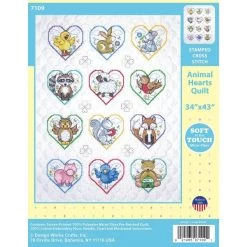 Design Works Stamped Quilt Cross Stitch Kit 34"X43" -Professional Arts and Crafts Supplies Store c3aa9b191ede50532093541e83d51824eb