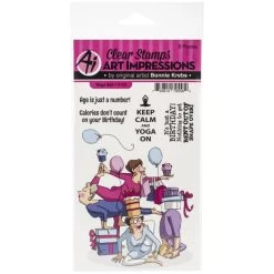 Art Impressions Girlfriends Clear Stamp