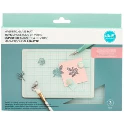 We R Memory Keepers Magnetic Glass Mat 9"X6" 3/Pkg