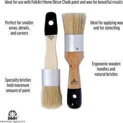 FolkArt Home Decor Paint & Wax Brush Set 10 FolkArt Home Decor Paint & Wax Brush Set -Professional Arts and Crafts Supplies Store c63865adce93a1362bfb7edc0975a59b40
